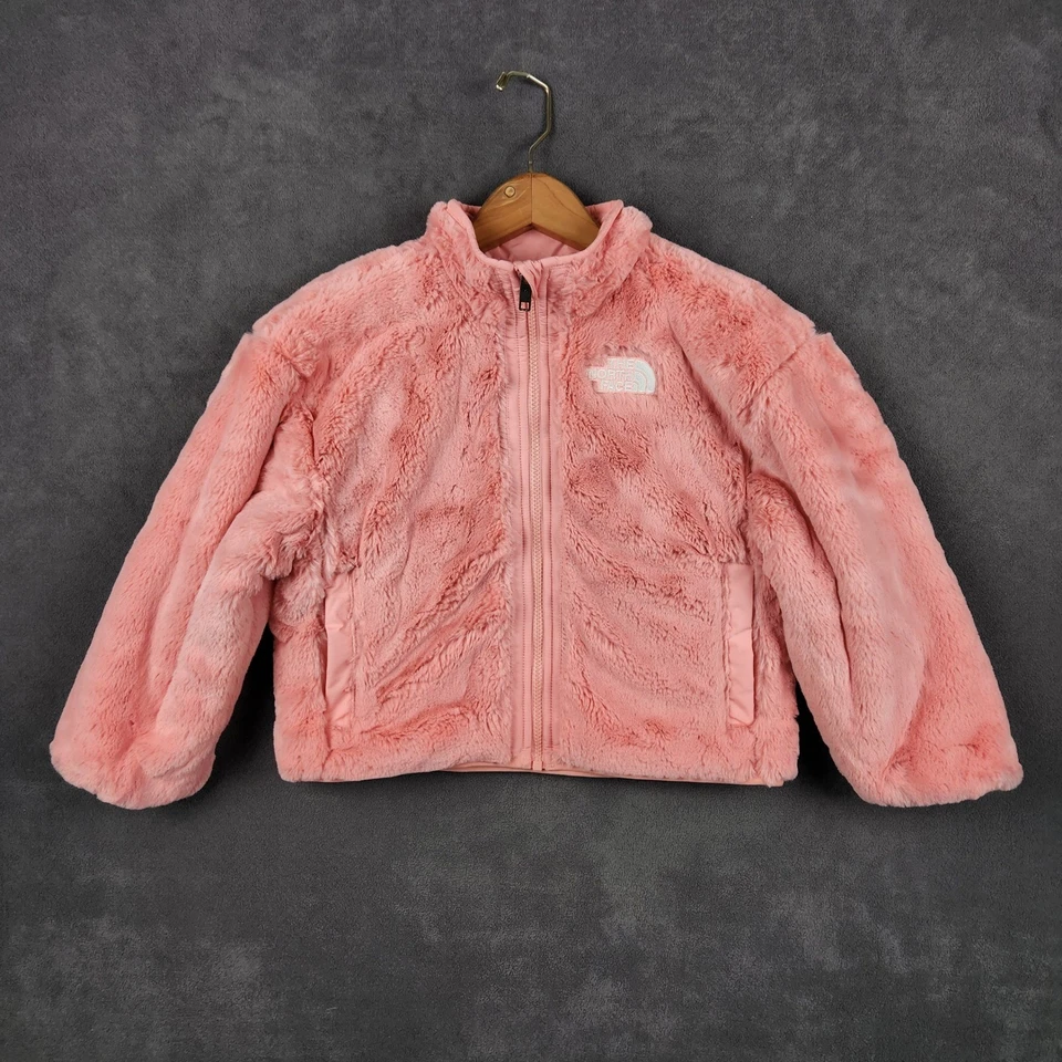 Chaqueta Shasta Reversible The North Face Niñas XS 6 Rosa Terracota Nueva con Etiquetas Foto 4 de 4