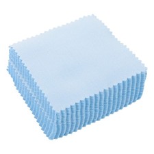 50 Pcs Bright Cloth Jewelry Cleaner Wipes Watch Cleaning Polishing