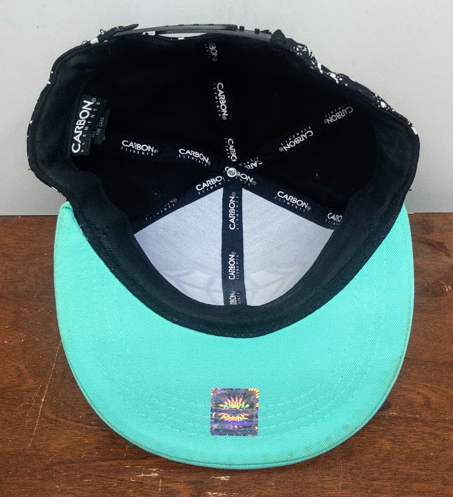 Diamond Carbon Elements Paint Splatter Snapback H… - image 8