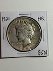 1921 Peace Silver Dollar XF High Relief Key Date