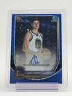 ALEX TOOHEY 2025-26 BOWMAN CHROME ROOKIE AUTO BLUE GEOMETRIC /150 Q2045