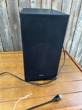 Samsung PS-WA40T Wireless Subwoofer Black Tested Working Corner Damage