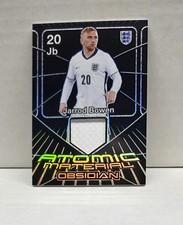 JARROD BOWEN 2024-25 Obsidian Atomic Material ~ England Jersey #'d /199