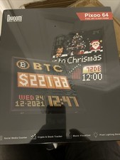  New; SEALED Divoom Pixoo-64 - WiFi Pixel Cloud Digital Frame