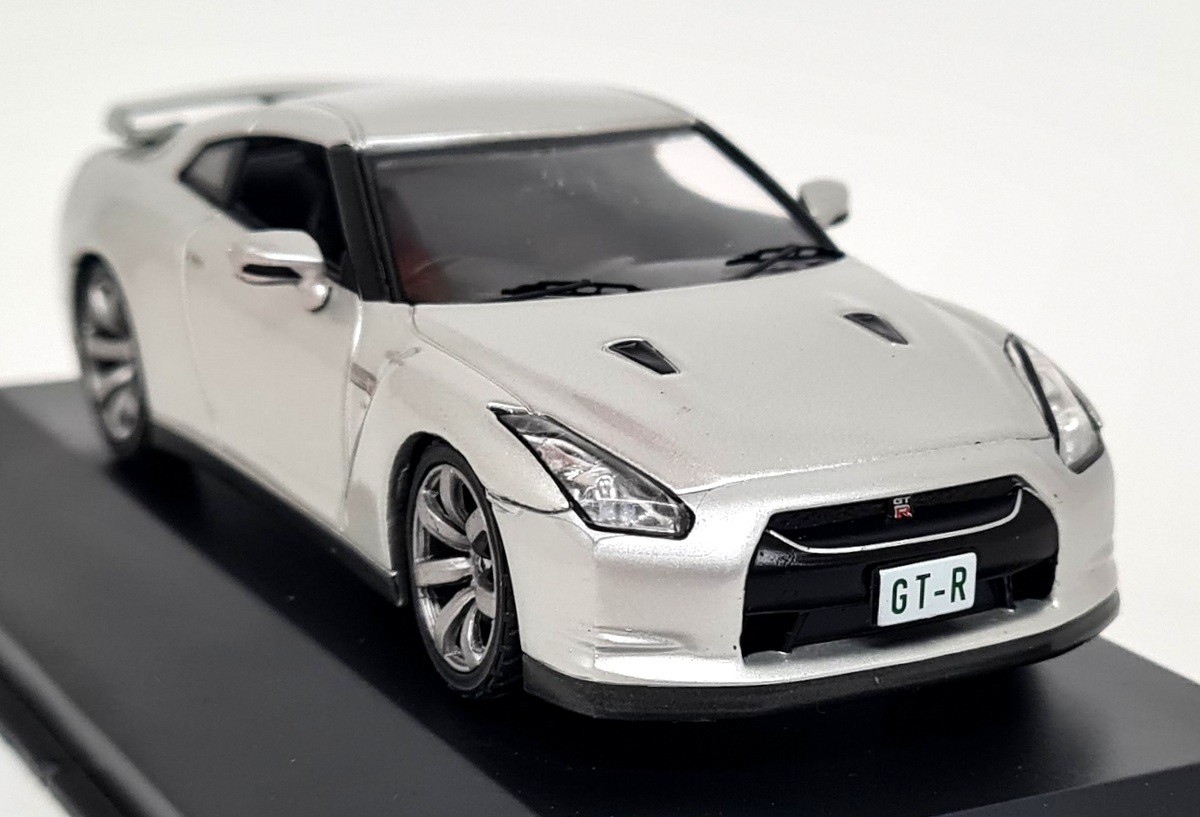 First43 1/43 Nissan GT-R R35 2008 Silver Diecast Scale Model Car