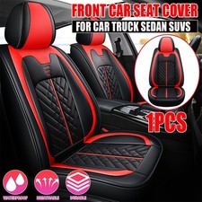 4 Season Universal Luxuryleatherette Front Car Seat Covers Cushion Protector