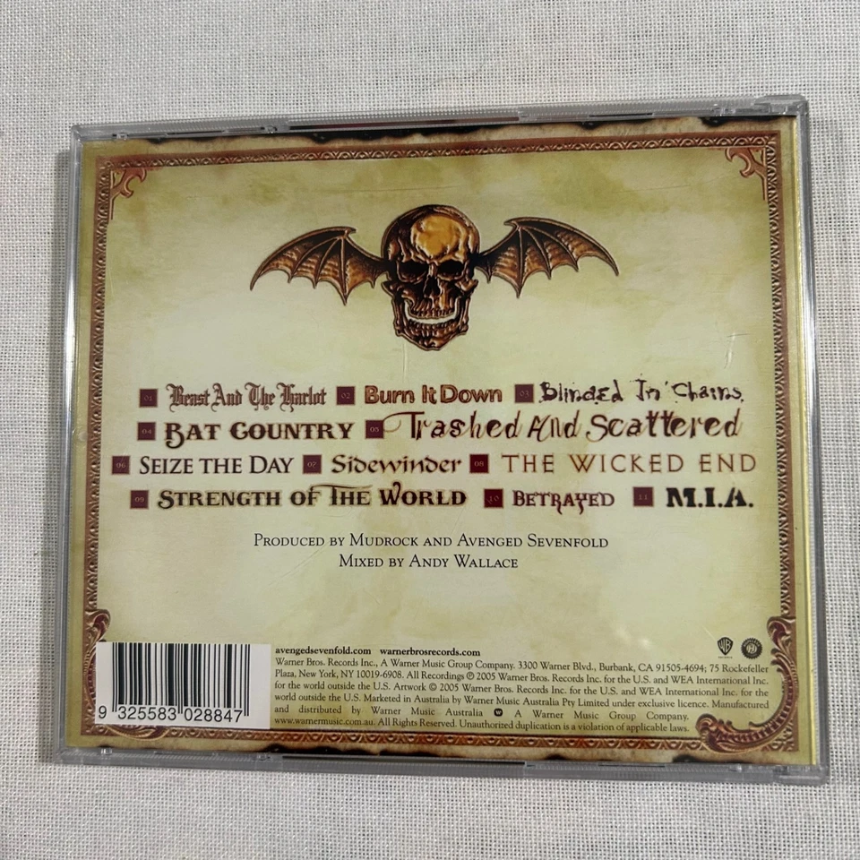 Avenged Sevenfold City of Evil CD 2005 - Image 2 of 4