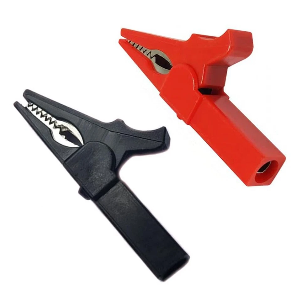 Pack de 10 Pinzas Cocodrilo 1000V 32A Pinzas Aislantes Completos Alto Rendimiento para 2896 - Imagen 3 de 4