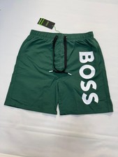 Image of Men's Hugo Boss Swim Shorts With Bold Boss Logo