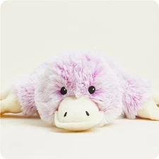 Warmies Purple Platypus - Plush Animal Microwavable Freezable Lavender Scented