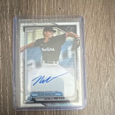 2024 Bowman Chrome Mega Box Mojo Autograph Rookie Noble Meyer Miami Marlins