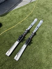 2 X Pairs Of Skis Atomic 169 D2 And Rossignol Brands With Black Carry Bag