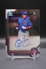 2022 Bowman | Christian Franklin | 1st Bowman Chrome Auto | Cubs