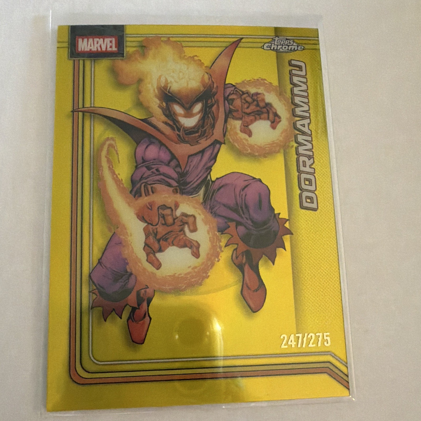 Topps 2026 Topps Chrome Marvel Dormammu #032 Serial #247/275 English Card