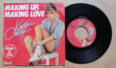 KAREN CHERYL: Making Up, Making Love 7'' 45T The Lady Is Me IBACH 60115 VG+/VG+