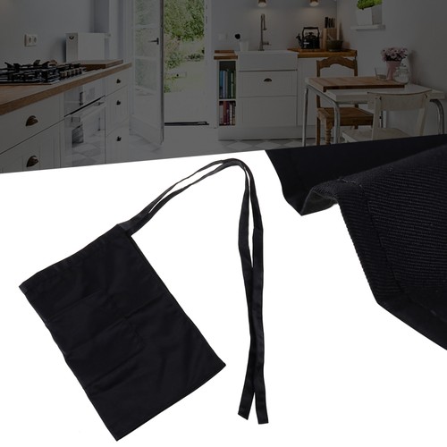 Unisex kurze Taillenschürze mit Tasche für Koch/Kellner/Kellnerin (schwarz) - Bild 12 von 12