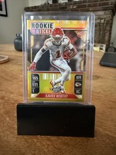 2024 Xavier Worthy Optic Contenders True Gold /10 Rookie Ticket