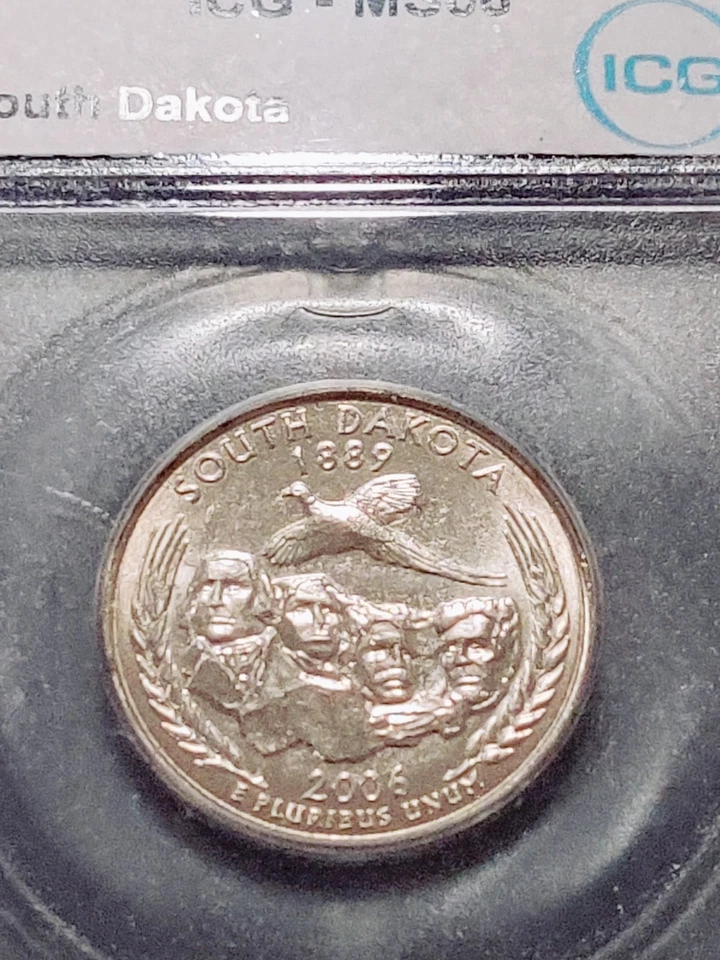 2006 D South Dakota State Quarter ICG MS66- Uncirculated Coin - Image 3 of 4