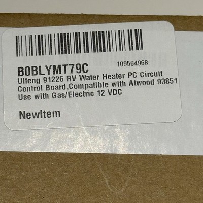 Ulfeng 91226 RV Water Heater PC Control Board Atwood 93851 | No Screws/strip