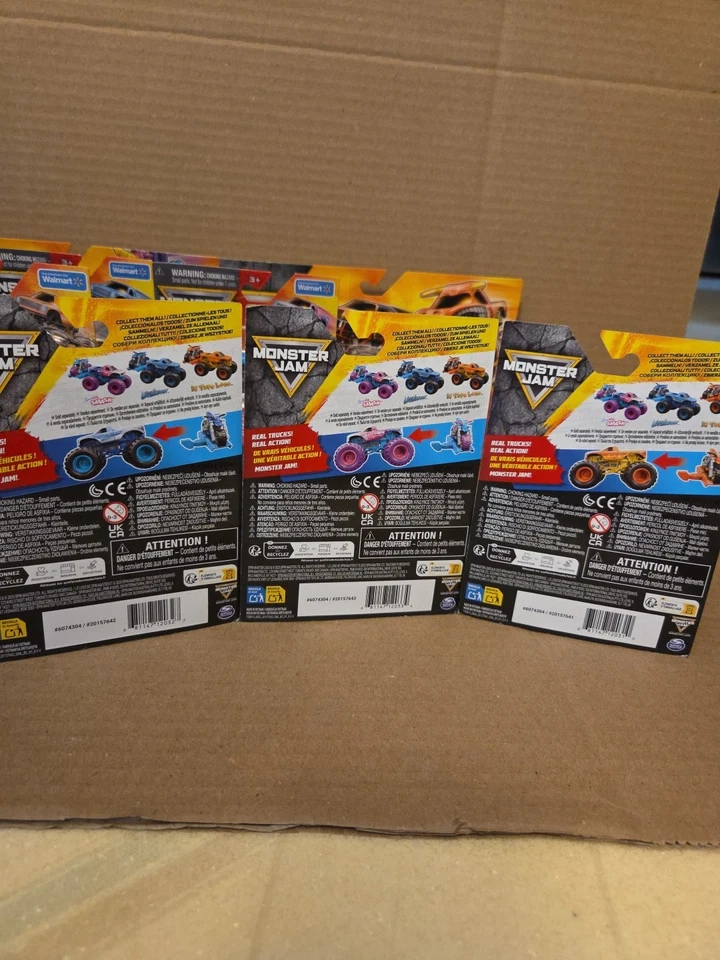 Set Of 3 Spin Master Monster Jam Truck W Dirt Bike Combo Series 2 All 3 - Image 2 of 2