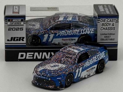 NASCAR DENNY HAMLIN 2025 #11 DOVER RACE WIN PROGRESSIVE 1/64 CAR