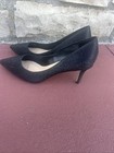 NWOB Womens Jewel Badgley Mischka Black Sequin Block Heels Size 6 — photo 3