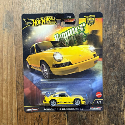 Hot Wheels Premium Car Culture Hammer Drop Porsche 911 Carrera RS 2.7 1:64 FPY86