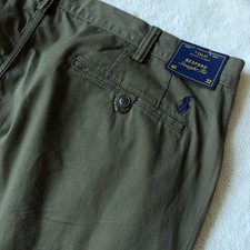 POLO RALPH LAUREN Men  s Straight Fit The Bedford Green Pants Sz 40 X 32 NWT 