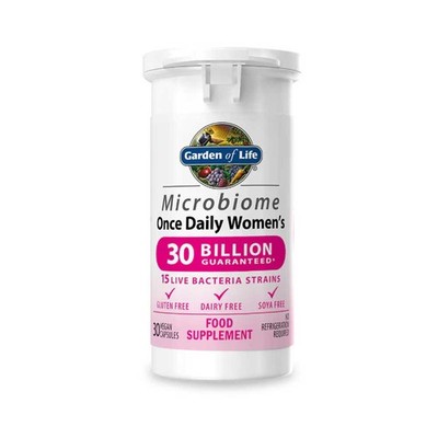 Garden of Life Women's Once Daily Microbiome Probiotika 30 vegane Kapseln