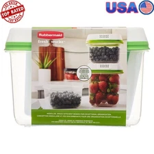 FreshVent Produce Saver Containers BPA-Free 6-Piece Set Fresher Produce New