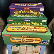 Lakeshore What's the Point Grade 4  5 Comparing Text Center Paired Passages