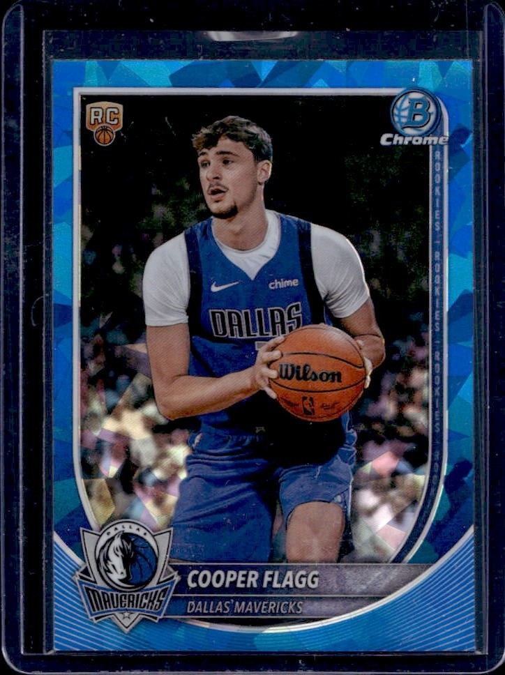 2025 Bowman Sapphire Cooper Flagg Chrome RC Rookie #BCV-1 Mavericks