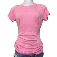 Lululemon Short Sleeve Shirt Pink Size 10