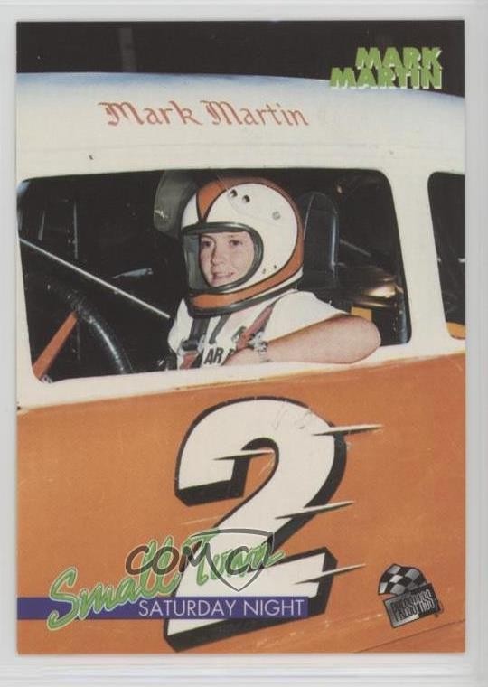 1995 Press Pass Small Town Saturday Night Mark Martin #104 HOF 0q3