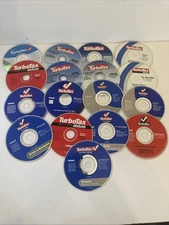 Lot of 17  TurboTax Discs Prior Years 1998-2014 Untested