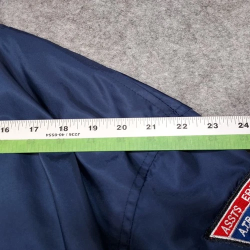 ASSTSERIES MILITARE Bomber Jacket 2XL US Air Force MA-1 Patches Grant Heights image 14