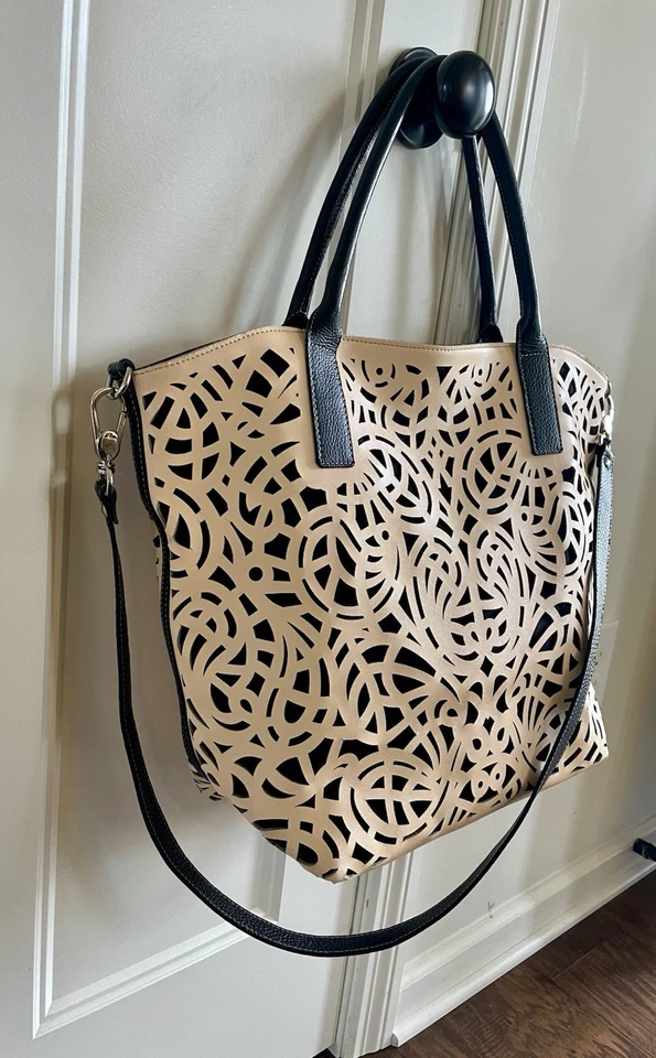 Bolso Bandolera/Hombro de Cuero Italiano Claudia Firenze Hecho en Italia Foto 2 de 4