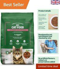 Balanced Dry Cat Food with Salmon, Tuna & Vegetables - For Healthy Adults, 3kg 3.34 per kilo