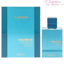 Amber Oud Aqua Dubai by Al Haramain for Unisex 2.5oz Extrait De Parfum Spray New