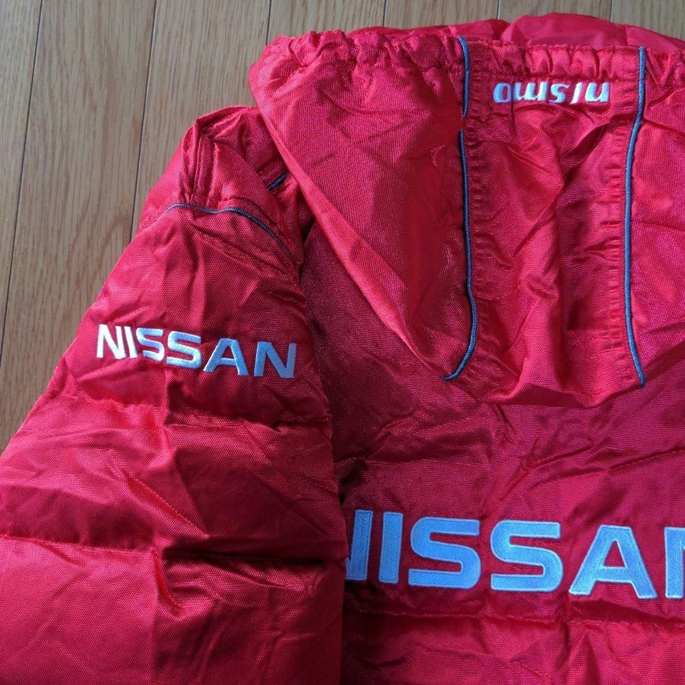 日产 NISMO Super GT Team Staff 羽绒服 XL 红色二手日本赛车装备 — 第 3/4 张图片