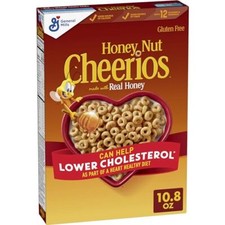 Cheerios Honey Nut Cereal with Whole Grain Oats, Heart Healthy, 10.8 Ounce