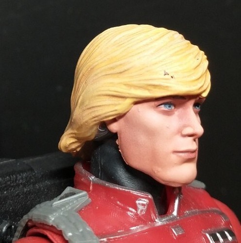SOLO CABEZA Leyendas Marvel Personalizado Pintado Gi Joe Clasificado Fred Guardia Carmesí - Imagen 2 de 5