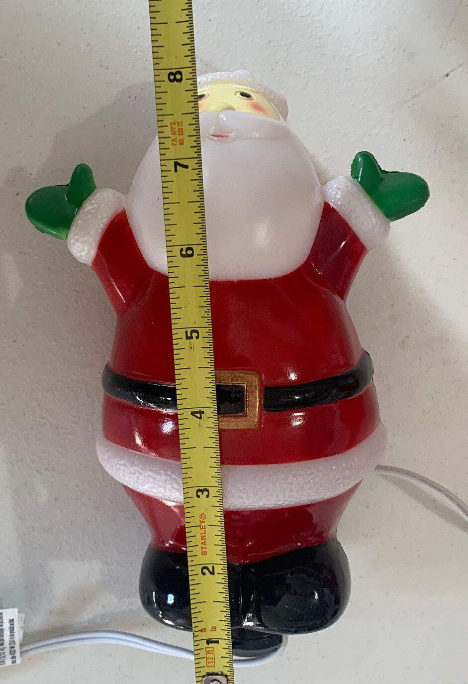 Ashland Christmas Lighted Path Markers Set of 3 Santa Claus Figures