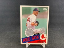 2020 TOPPS CHRIS SALE 1985 INSERT GAME USED JERSEY RELIC BOSTON RED SOX