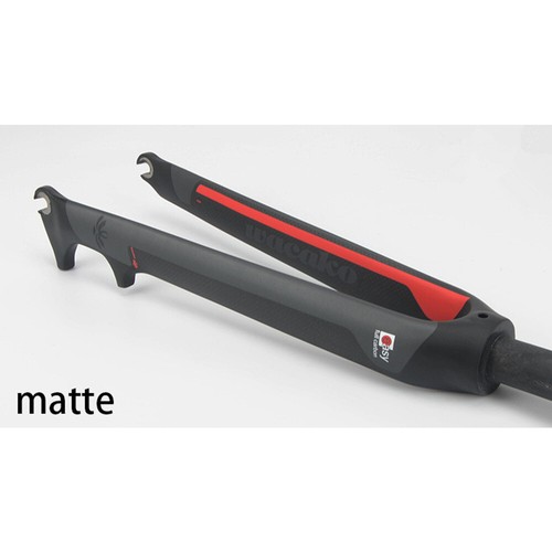 Full Carbon Forks Disc Brake Fork Road Bike Rigid Fork 700C With Spacer Stem Cap - Picture 23 of 24
