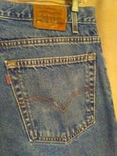 Mens 36X32 Actual Vintage USA MADE Levis 540 Relaxed Stonewashed Blue Jeans