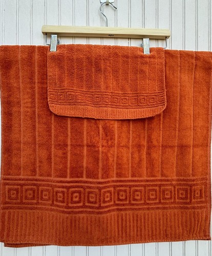 Handtücher Vintage Royal Family by Cannon Burnt Orange 6 Stück Handtuch & Gesichtstuch EUC - Bild 6 von 7