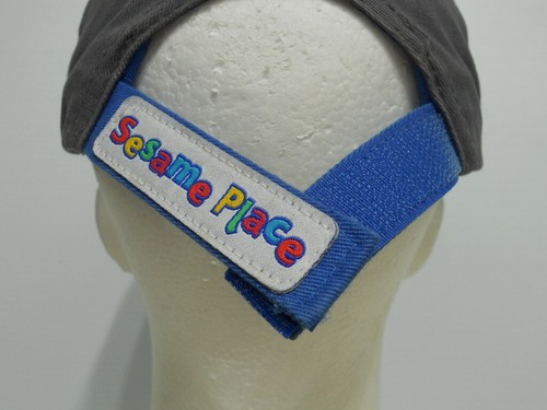 Cookie Monster Adjustable Youth Ball Cap Hat - Sesame Street at Sea World © 2015 - Picture 8 of 12