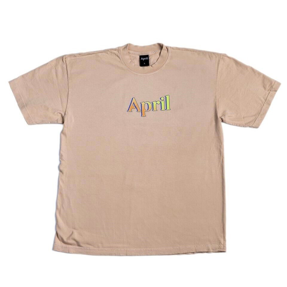Совершенно новая футболка April AP 3000 коричневого цвета
