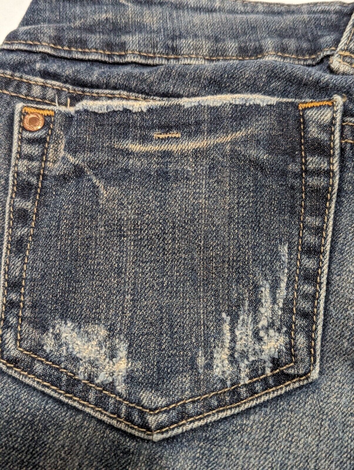 Miss Me Bootcut Blue Jeans Sz 26 Medium Wash Stre… - image 5